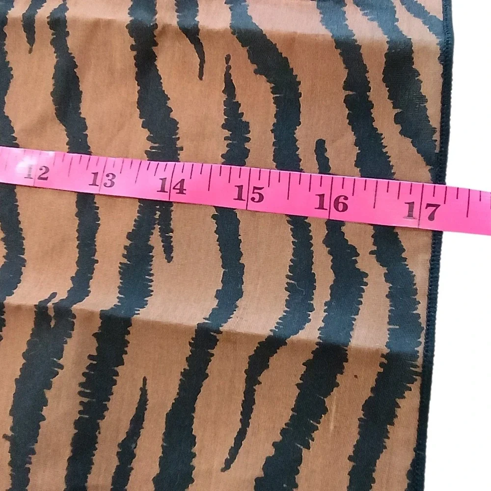 Mixed Animal Print Scarves (7) Leopard Zebra Tiger Snake Sheer Rectangle Square
